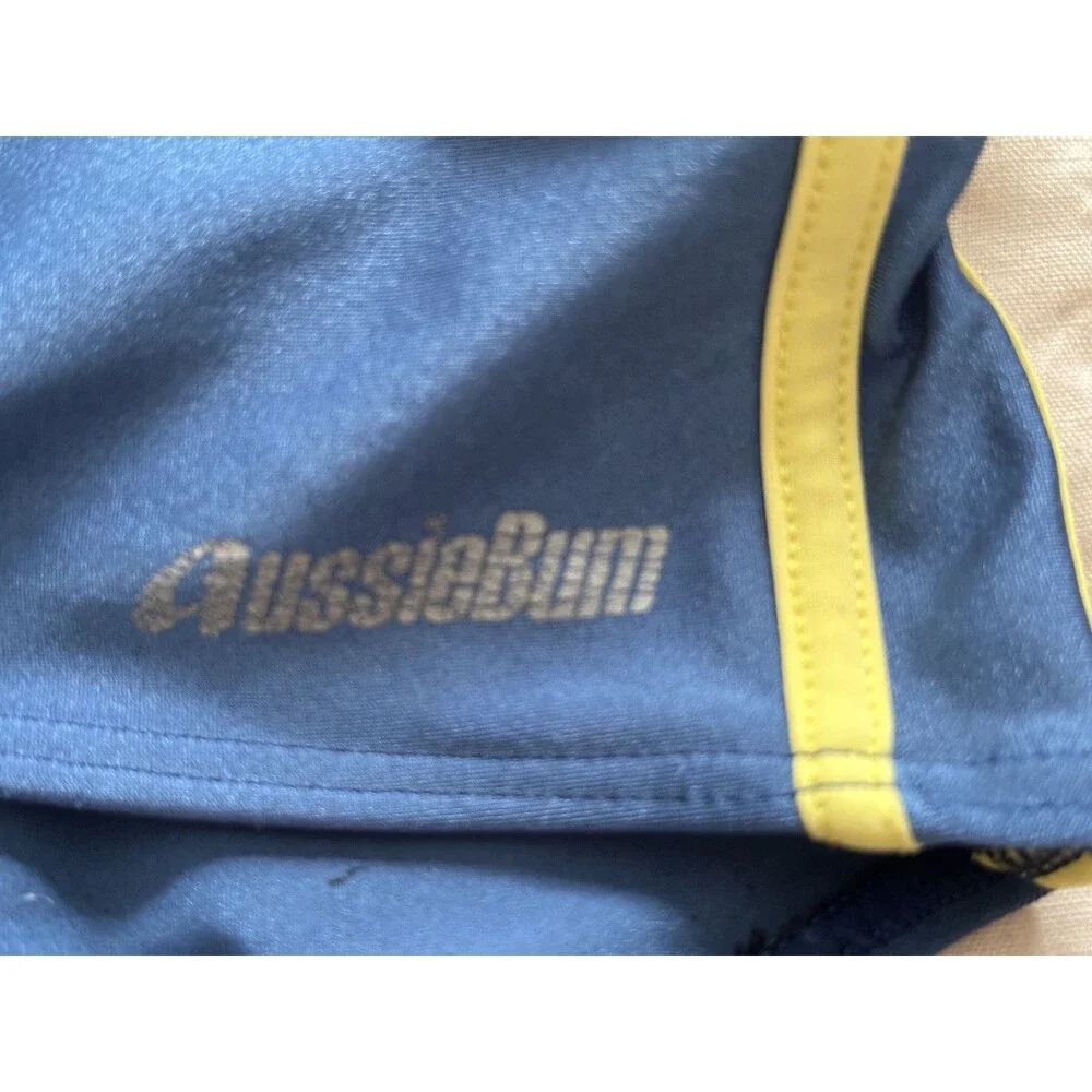 aussieBum Men's Blue Bulge Enlarge-It Swimsuit Size Large